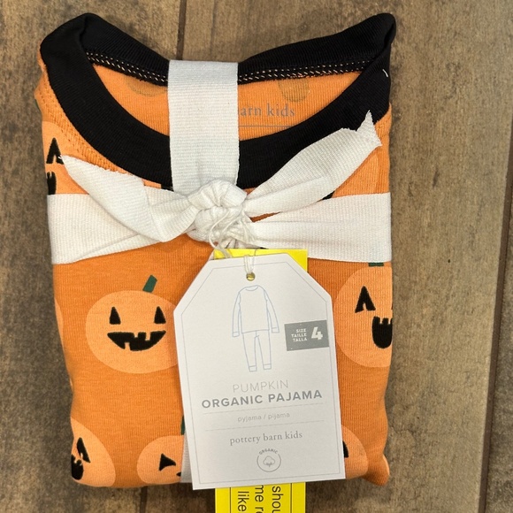 Pumpkin Organic Cotton Pajama Set - PBK - Picture 5 of 7